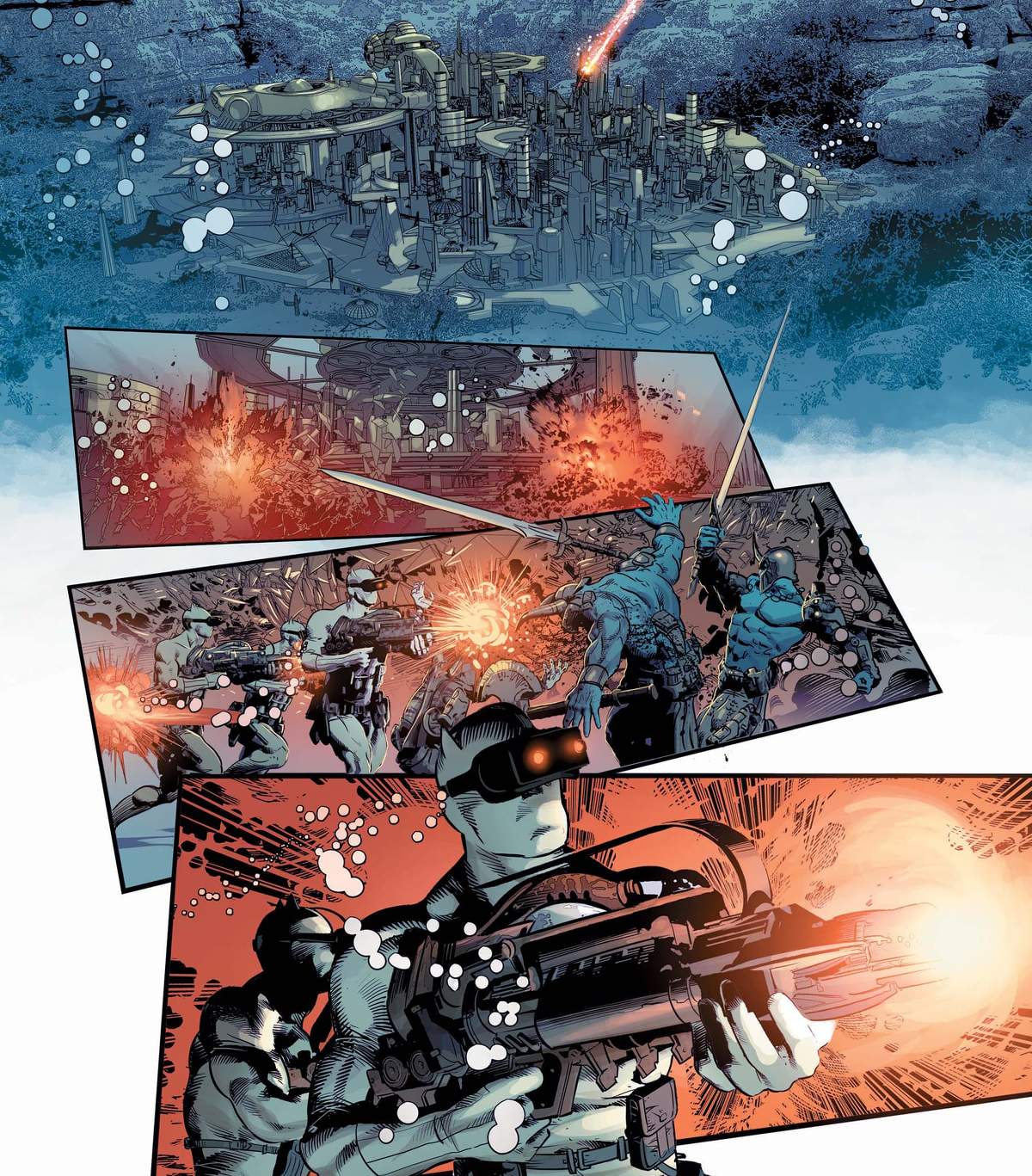 NEW AVENGERS (2013) #8 by Jonathan Hickman and Mike Deodato