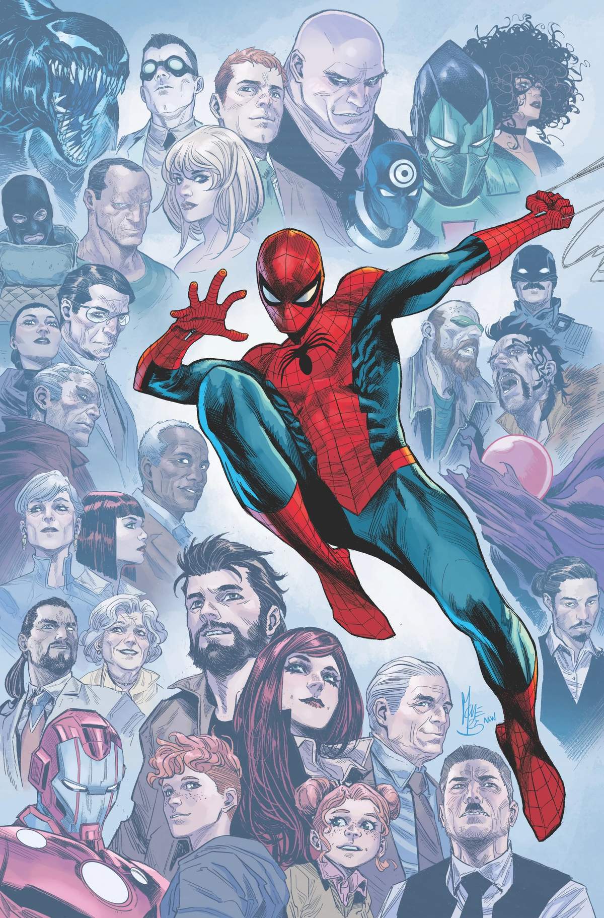 ULTIMATE SPIDER-MAN #24 virgin variant cover by Marco Checchetto