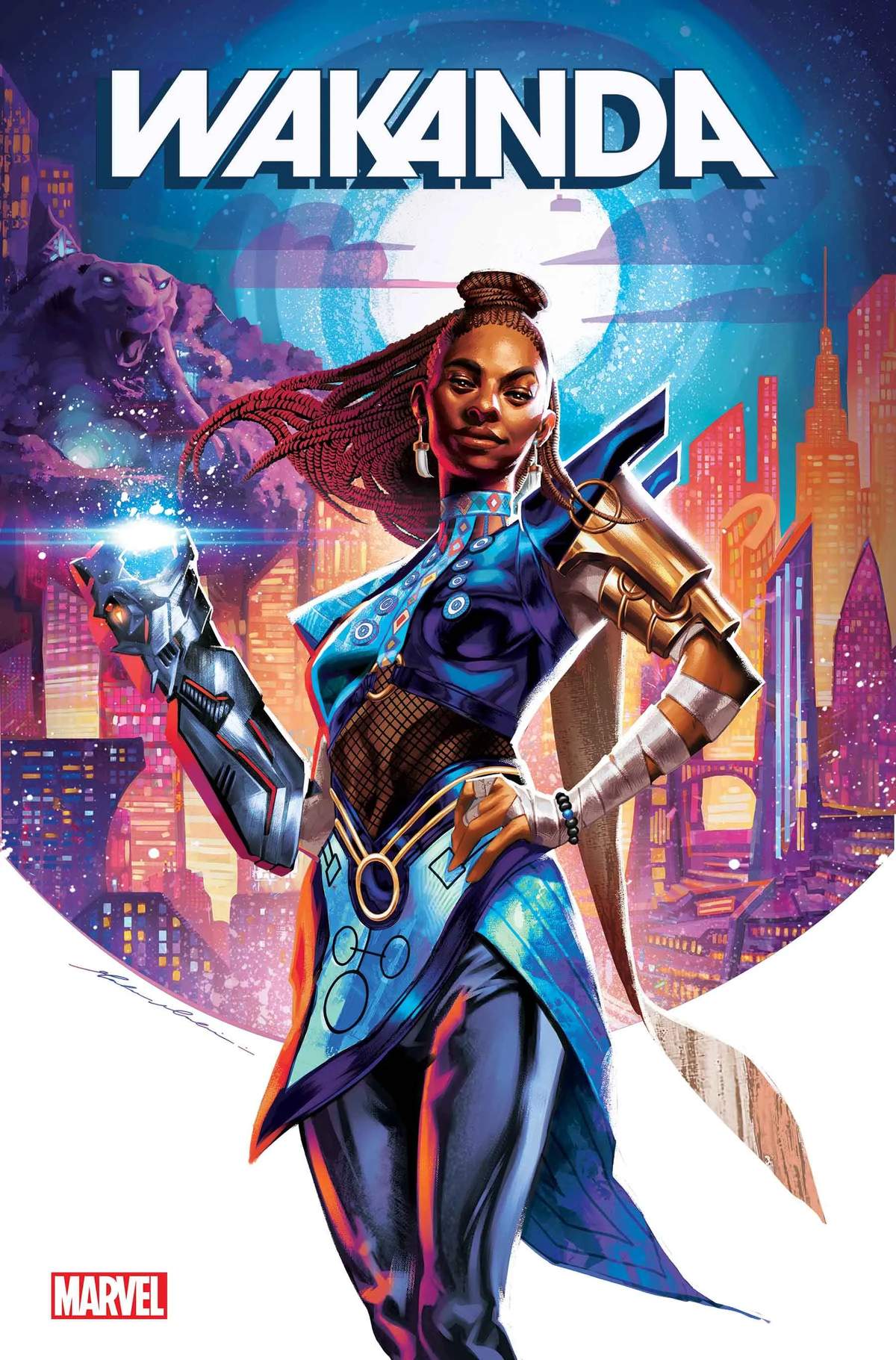 WAKANDA (2022) #1 cover by Mateus Manhanini