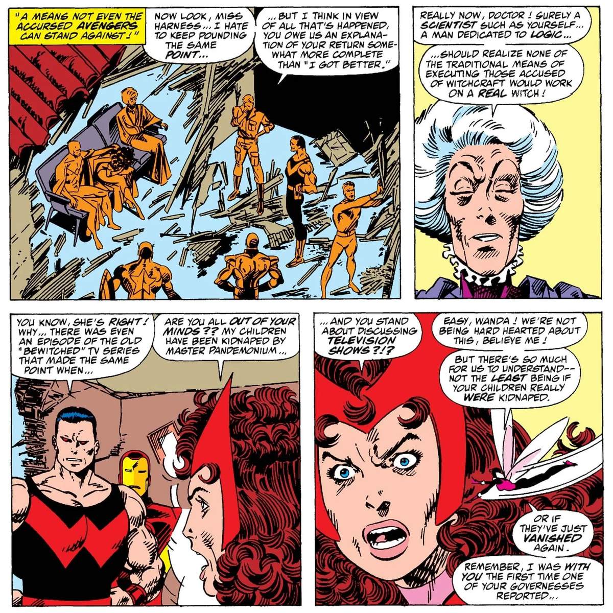 Wonder Man makes a reference in WEST COAST AVENGERS (1985) #51.