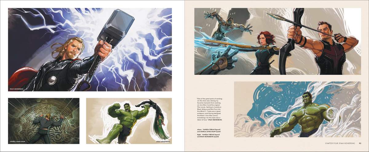 The Art of Marvel Studios' What If interior