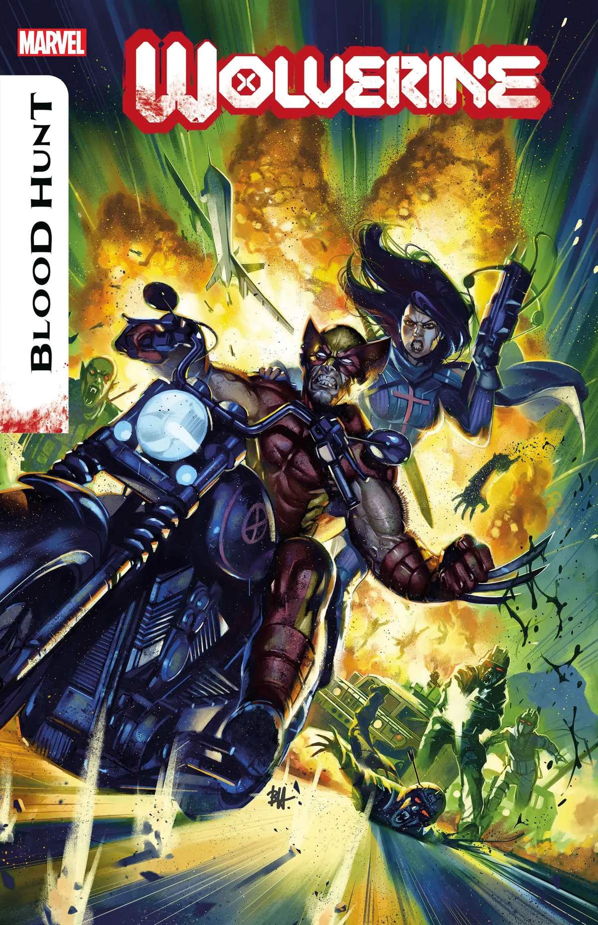WOLVERINE: BLOOD HUNT #1 cover by Ben Harvey