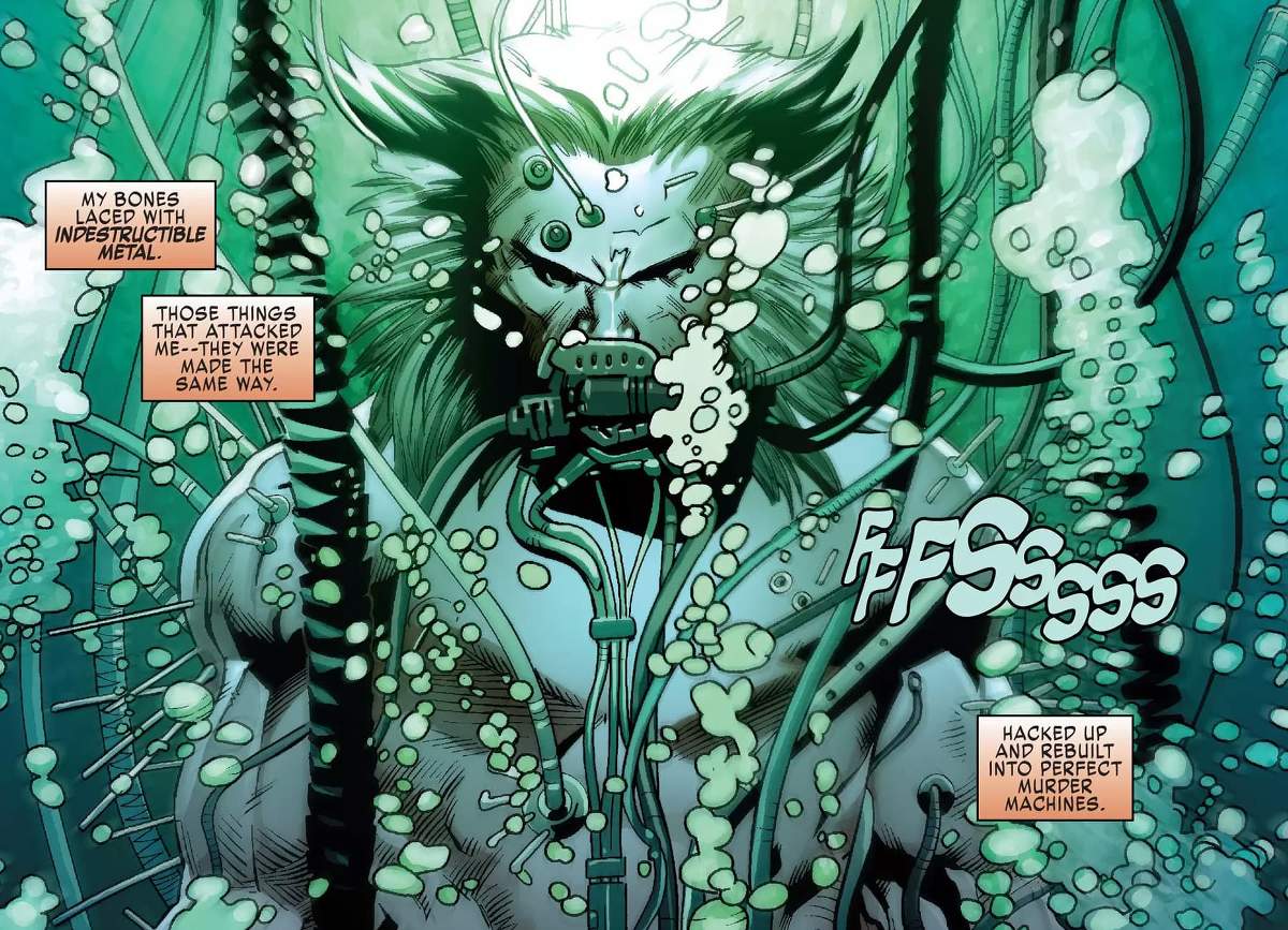 WEAPON X (2017) #1 art by Greg Land, Jay Leisten and Frank D'Armata