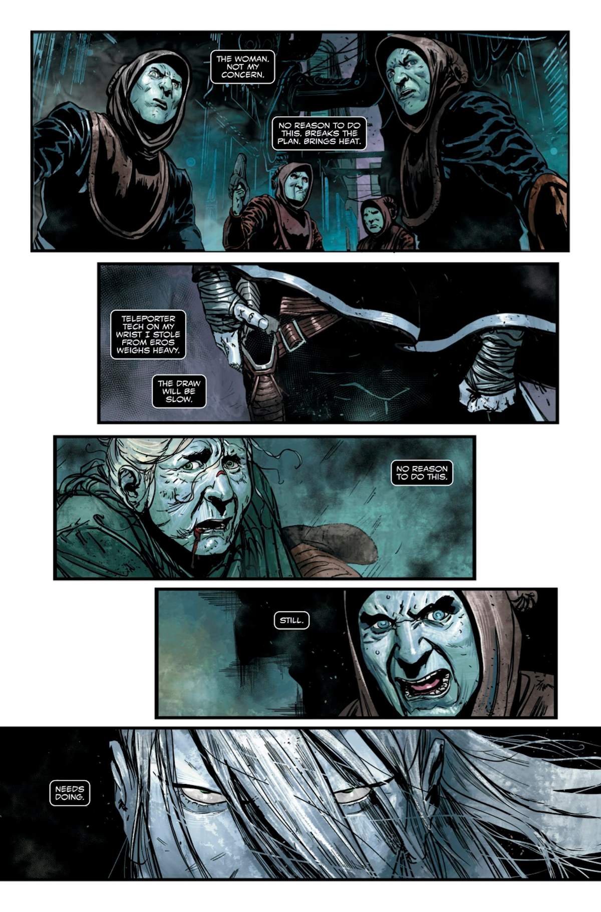 WEB OF VENOM: WRAITH #1 interiors by Guiu Vilanova, Dean White, and VC's Clayton Cowles