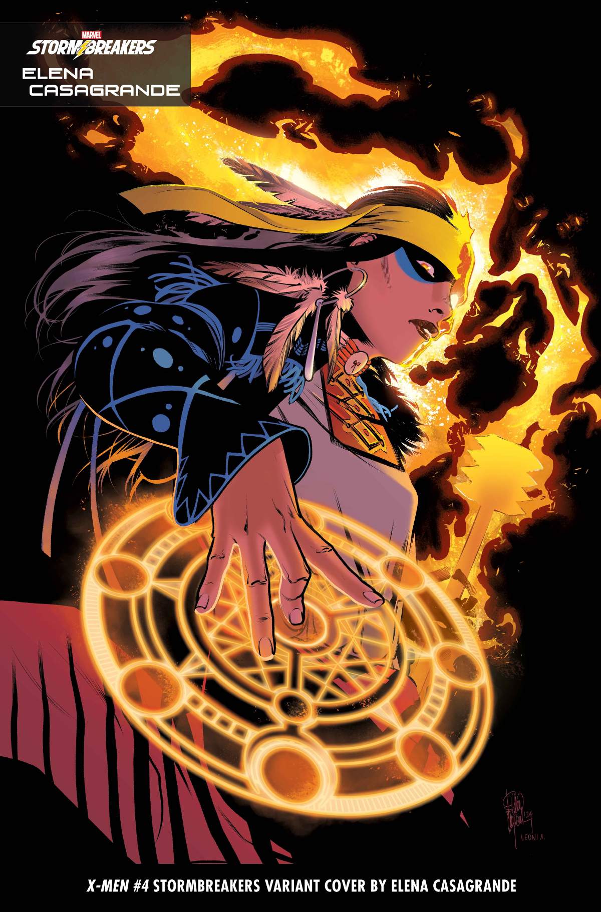 X-MEN #4 Stormbreakers Variant Cover by Elena Casagrande