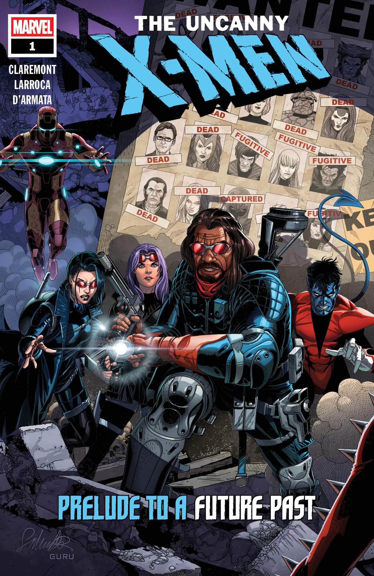 X-MEN BY CHRIS CLAREMONT: PRELUDE TO A FUTURE PAST #1 Cover by SALVADOR LARROCA