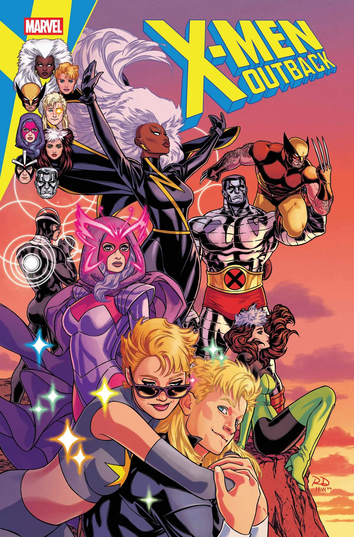 X-MEN: OUTBACK #1 Cover by RUSSELL DAUTERMAN