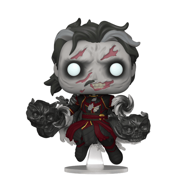 Dead Strange Funko / shop it <a href=https://www.hottopic.com/product/funko-marvel-doctor-strange-in-the-multiverse-of-madness-pop-dead-strange-glow-in-the-dark-vinyl-bobble-head-hot-topic-exclusive/17147921.html>here</a>