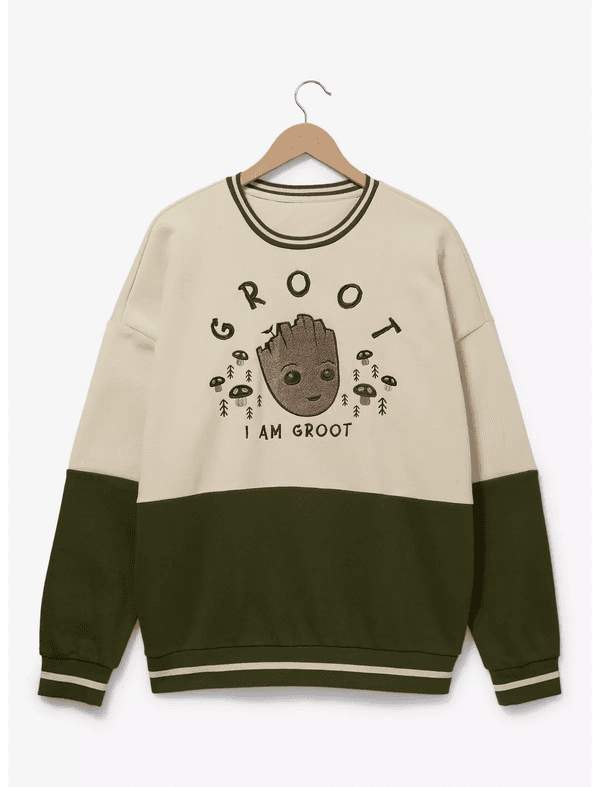 Her Universe Marvel Guardians of the Galaxy Groot Panel Sweatshirt