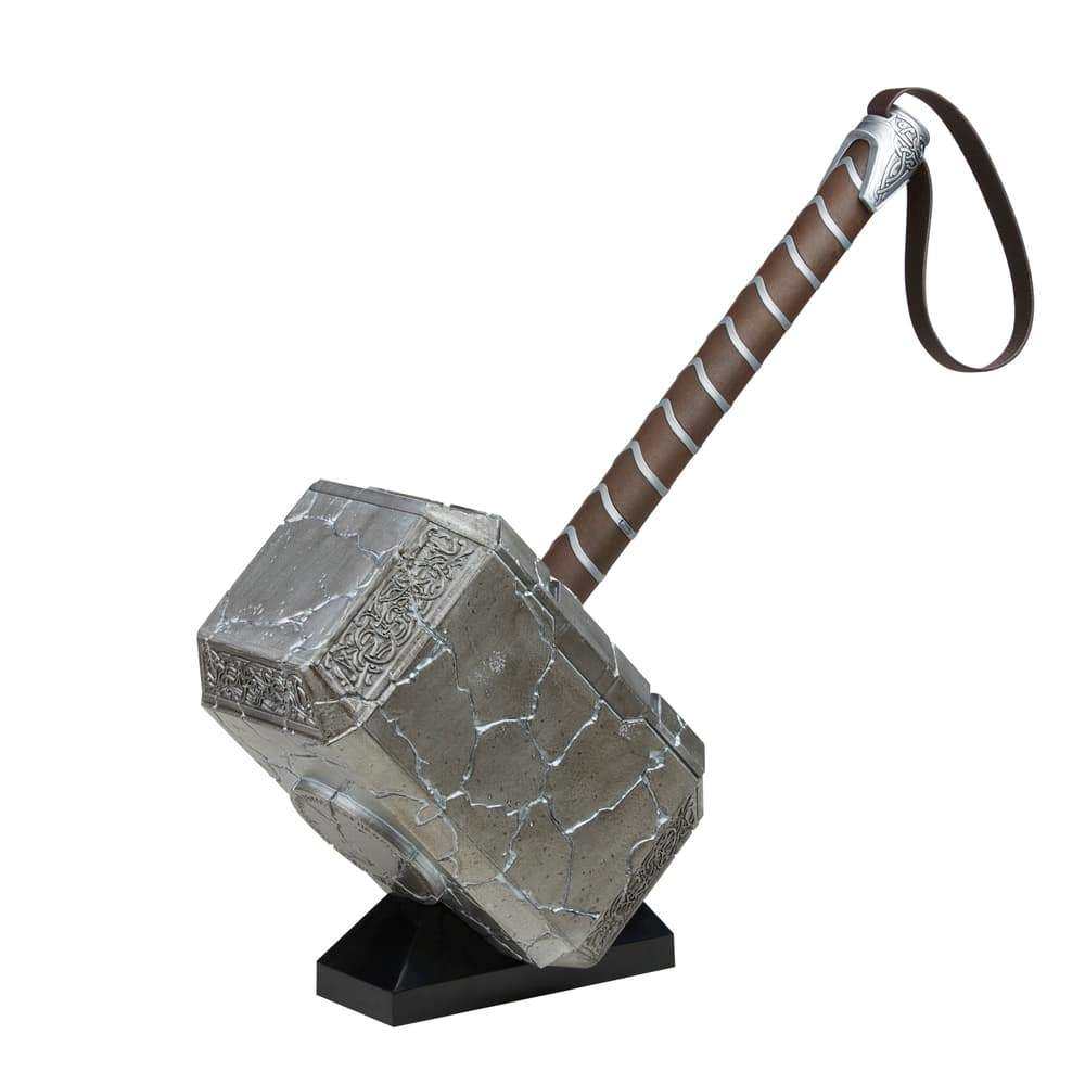 Mighty Thor Mjolnir Electronic Hammer / shop it <a href=https://www.target.com/p/marvel-legends-series-mighty-thor-mjolnir-electronic-hammer/-/A-83351482>here</a>
