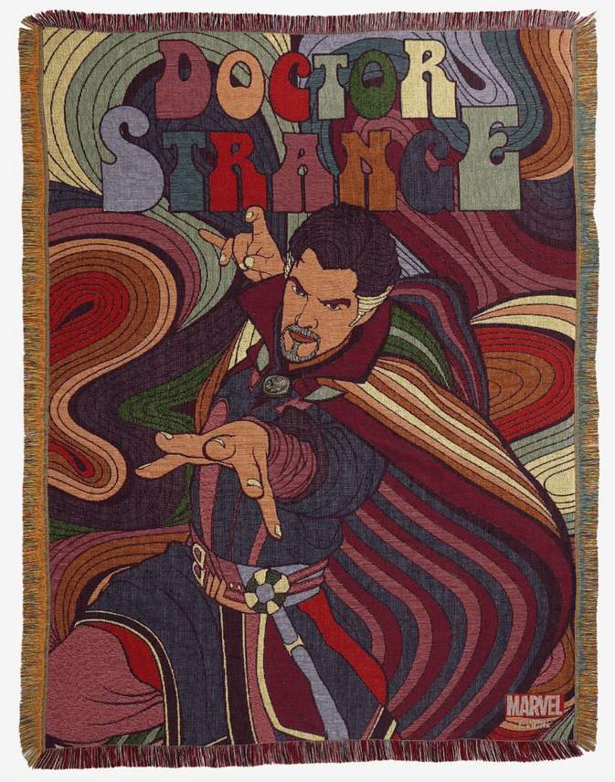Spellcasting Tapestry Throw / shop it <a href=https://www.boxlunch.com/product/marvel-doctor-strange-in-the-multiverse-of-madness-spellcasting-tapestry-throw/17395170.html>here</a>