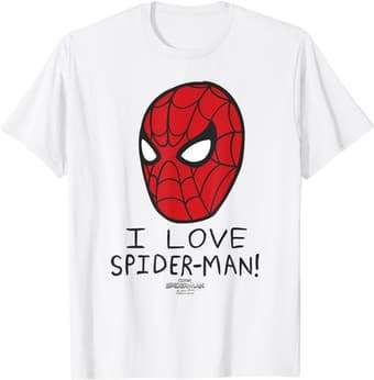 Marvel Spider-Man: No Way Home I Love Spider-Man Poster T-Shirt