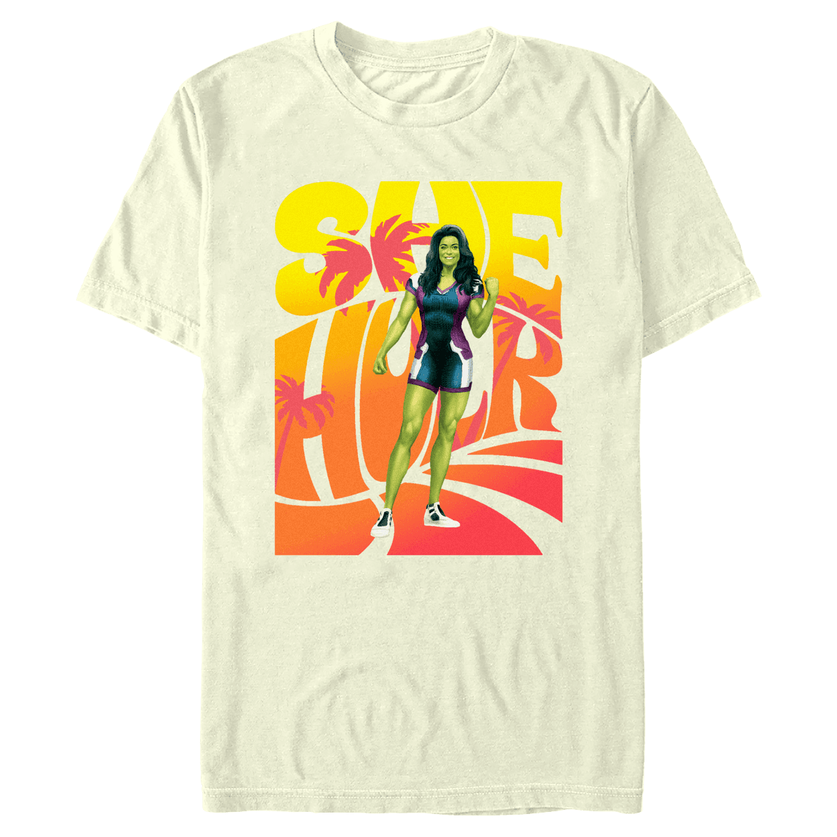 She-Hulk tropical t-shirt