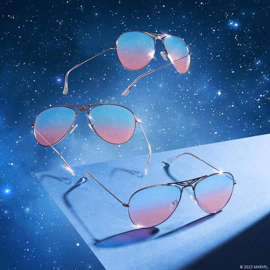 DIFF Captain Marvel Aviator Sunglasses