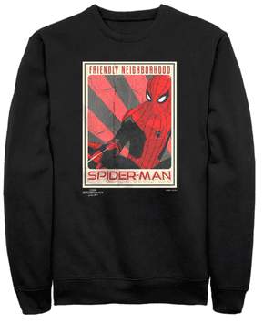 Men's Marvel Spider-Man: No Way Home Friendly Neighborhood Poster Sweatshirt