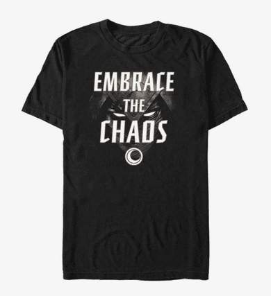 Moon Knight Glowing Eyes t-shirt / shop it <a href=https://www.amazon.com/Marvel-Knight-Embrace-Glowing-T-Shirt/dp/B09TX3GXPL>here</a>