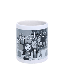 WandaVision Black & White Sitcom Mug / shop it <a href=https://www.boxlunch.com/product/marvel-wandavision-black-white-sitcom-mug---boxlunch-exclusive/15464222.html>here</a>