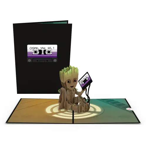 Shop it <a href=https://www.lovepop.com/products/i-am-groot-pop-up-card>here</a>
