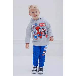 Marvel Spidey and his Amazing Friends Fleece Pullover Hoodie and Pants Outfit Set Toddler