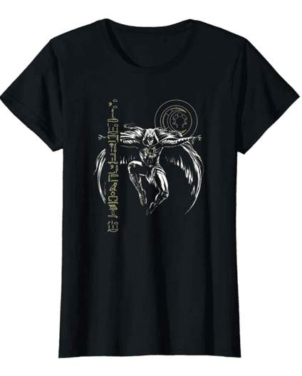 Moon Knight Gliphs t-shirt / shop it <a href=https://www.hottopic.com/product/marvel-moon-knight-gliph-lift-t-shirt/18437282.html>here</a>