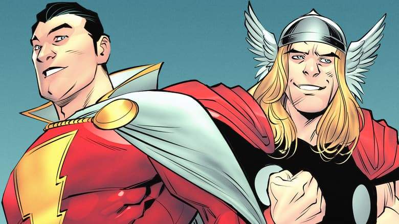 MARVEL/DC THOR/SHAZAM! INFINITY COMIC (2025) #1 artwork by Jethro Morales