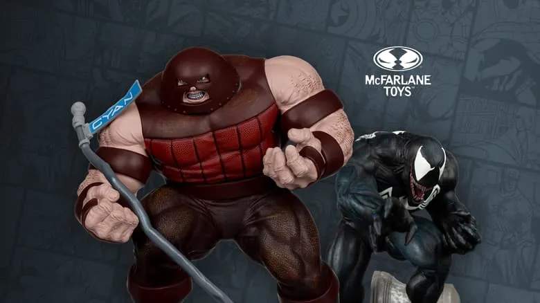 McFarlane Toys statues of Juggernaut and Venom