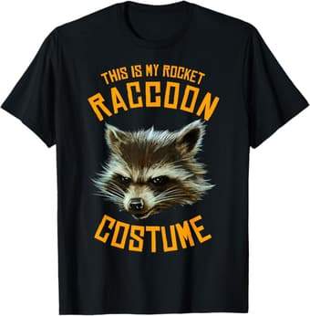 Marvel Guardians Of The Galaxy GOTG Rocket Costume Halloween T-Shirt