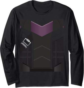 Marvel Hawkeye Clint Barton Costume Long Sleeve T-Shirt