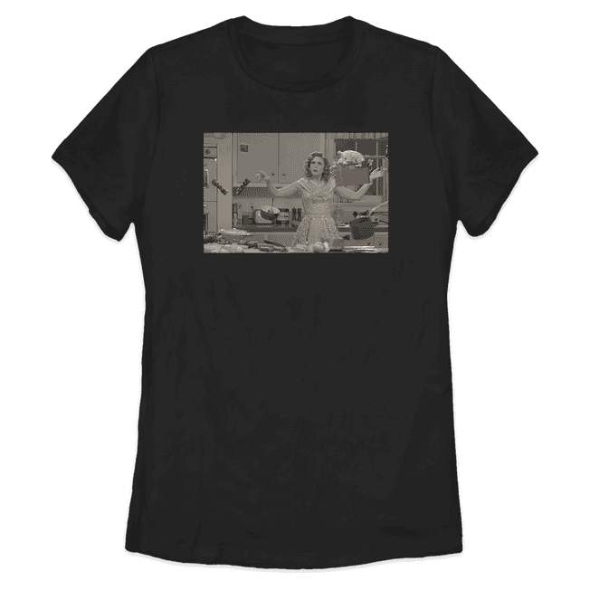 <a href=https://www.shopdisney.com/wanda-t-shirt-for-women-wandavision-6720106273122M.html>”Bewitching” T-Shirt</a> / Shop Disney