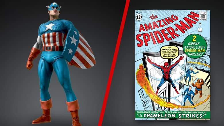 VeVe Captain America Spider-Man