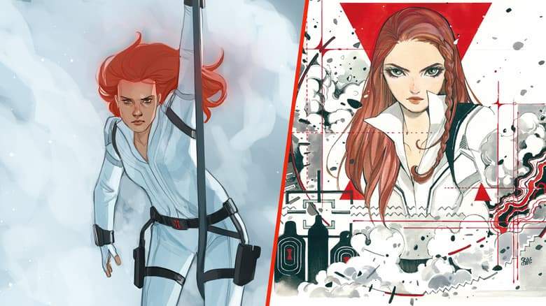 Phil Noto and Peach Momoko Celebrate 'Black Widow' Arriving on Blu-ray