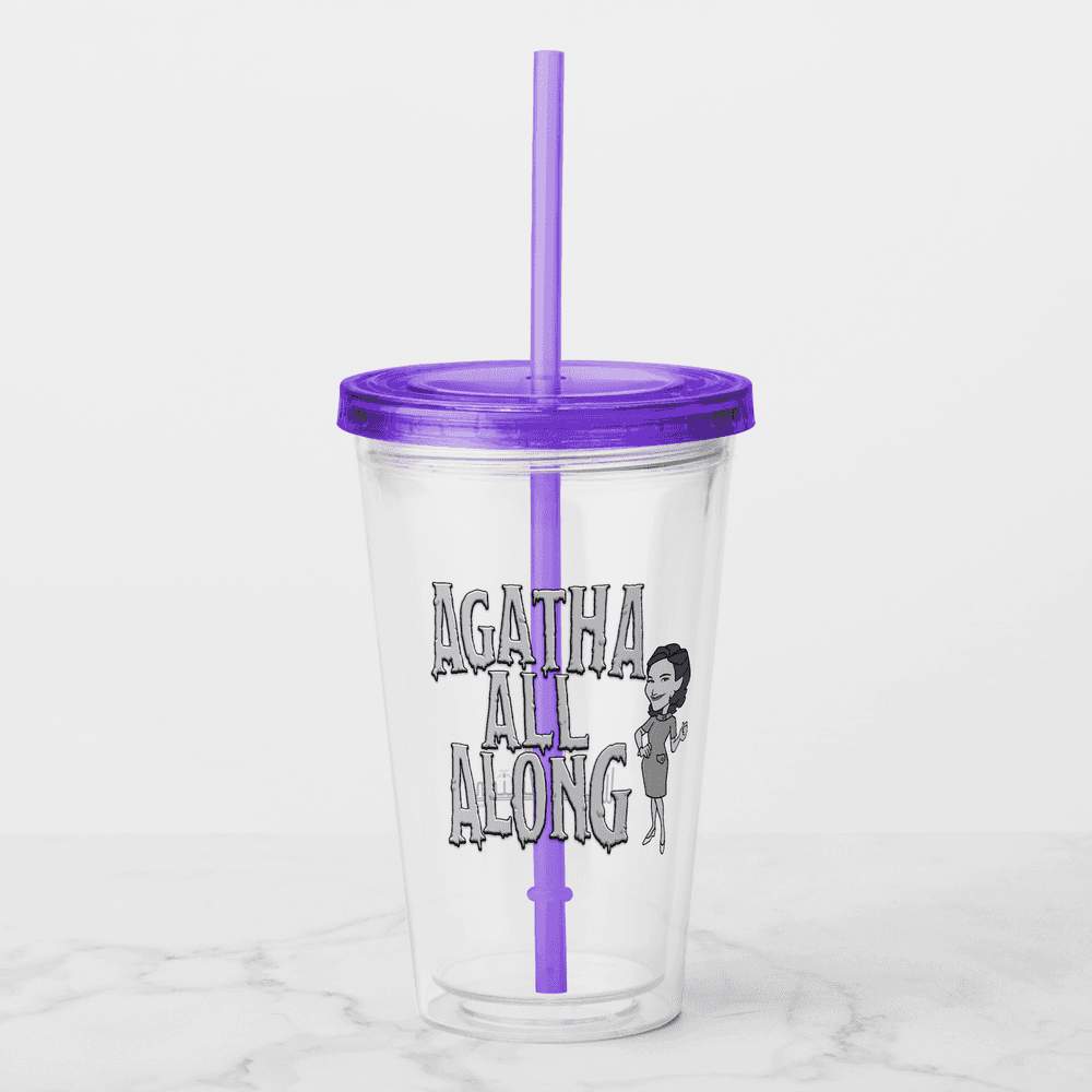 <a href="https://www.zazzle.com/agatha_all_along_acrylic_tumbler-256426285085050091>’Agatha All Along’ Acrylic Tumbler</a>/ Zazzle