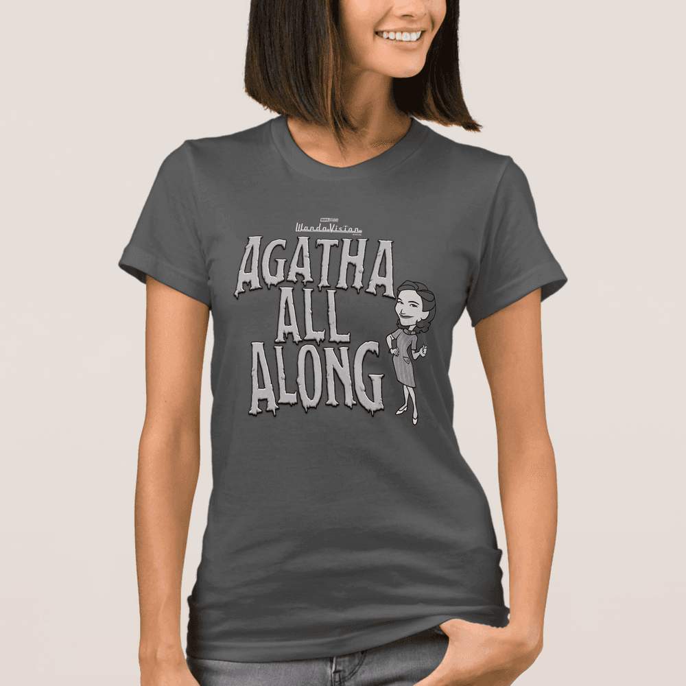 <a href=https://www.zazzle.com/agatha_all_along_t_shirt-235304111472767585>’Agatha All Along’ Womens T-Shirt</a> / Zazzle