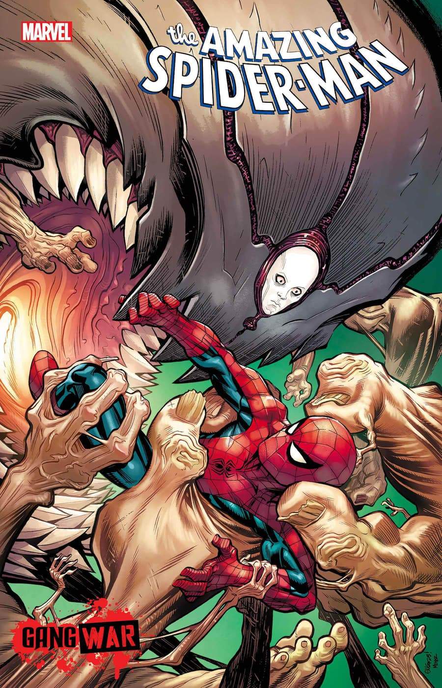 Cover to AMAZING SPIDER-MAN #38 by Ed McGuinness. 