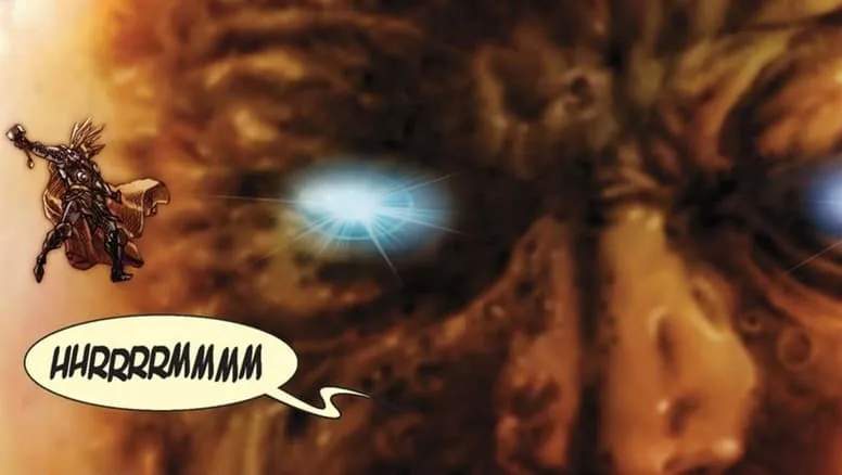 ASTONISHING THOR (2010) #2 panel by Rob Rodi and Mike Choi