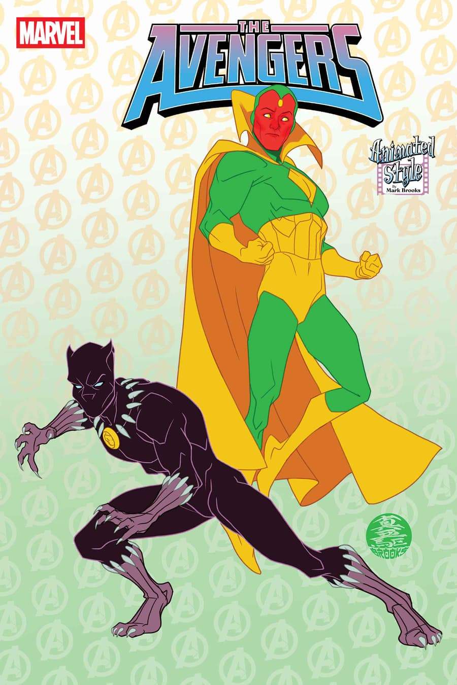 AVENGERS #23 Animated-Style Variant Cover by Mark Brooks