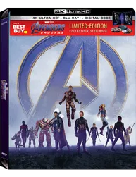 Avengers: Endgame Movie Buy Now Purchase Best Buy Exclusive: SteelBook