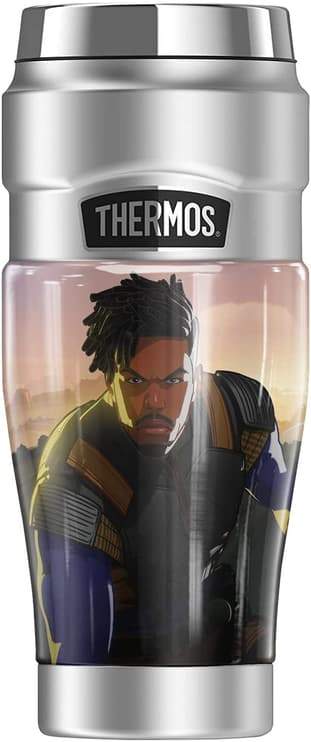Killmonger Special-Ops Stainless Steel Travel Tumbler, Vacuum insulated & Double Wall, 16oz / shop it <a href=”https://www.amazon.com/Killmonger-Special-Ops-THERMOS-STAINLESS-Stainless/dp/B09BZWT81D">here</a>