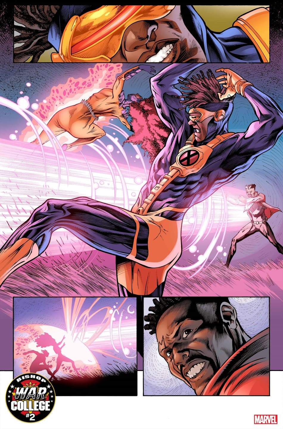 Preview page to BISHOP: WAR COLLEGE #2 by Sean Damien Hill, Victor Nava, and Espen Grundetjern.