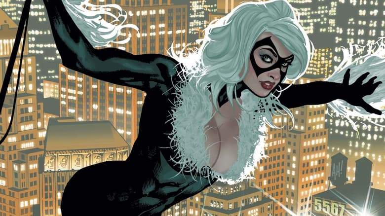 BLACK CAT (2025) #1 cover by Adam Hughes