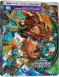 Marvel Studios' Black Panther: Wakanda Forever Movie Buy Now Purchase Best Buy Limited-Edition Collectible Steelbook (Talokan Edition)