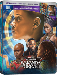 Marvel Studios' Black Panther: Wakanda Forever Movie Buy Now Purchase Best Buy Limited-Edition Collectible Steelbook (Wakanda Edition)