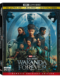 Marvel Studios' Black Panther: Wakanda Forever Movie Buy Now Purchase 4K + Blu-ray + Digital Code