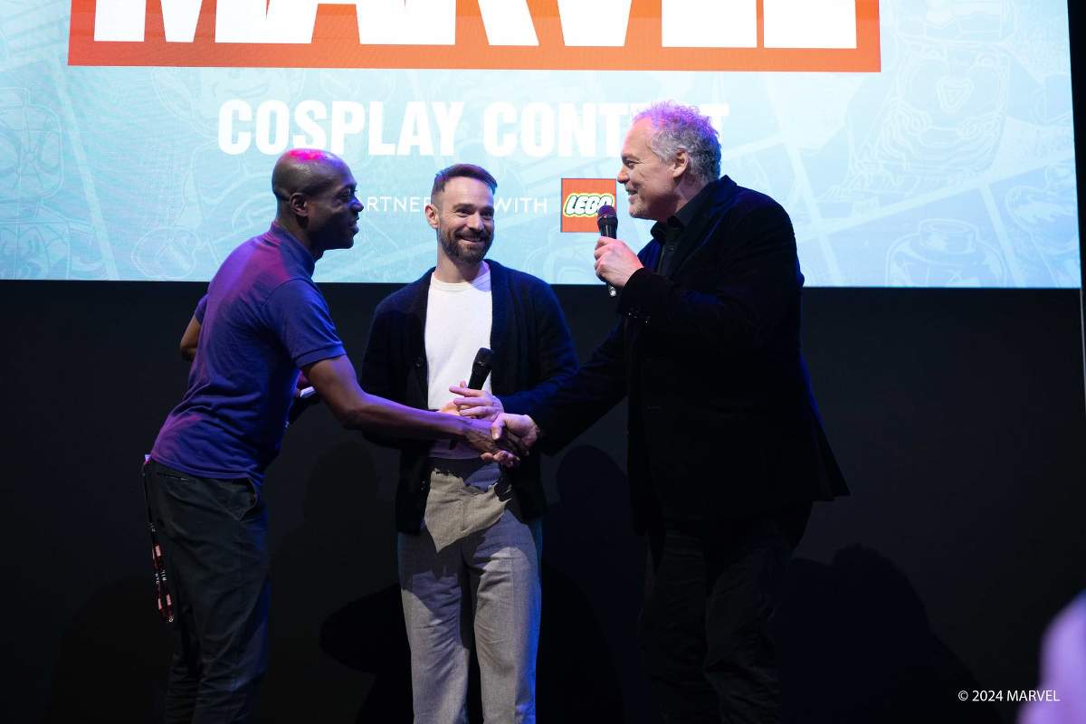 'Daredevil: Born Again' stars Charlie Cox and Vincent D'Onofrio at NYCC 2024