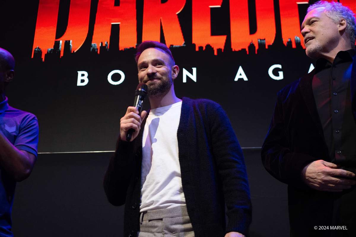 'Daredevil: Born Again' stars Charlie Cox and Vincent D'Onofrio at NYCC 2024