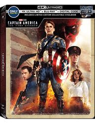 Captain America: The First Avenger Movie Best Buy Exclusive 4K UHD SteelBook