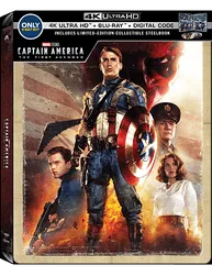 Captain America: The First Avenger Movie Best Buy Exclusive 4K UHD SteelBook