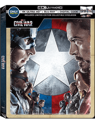 Captain America: Civil War Movie Best Buy Exclusive 4K UHD SteelBook