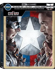 Captain America: Civil War Movie Best Buy Exclusive 4K UHD SteelBook