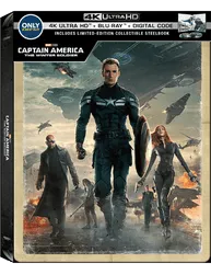Captain America: The Winter Soldier Movie Best Buy Exclusive 4K UHD SteelBook